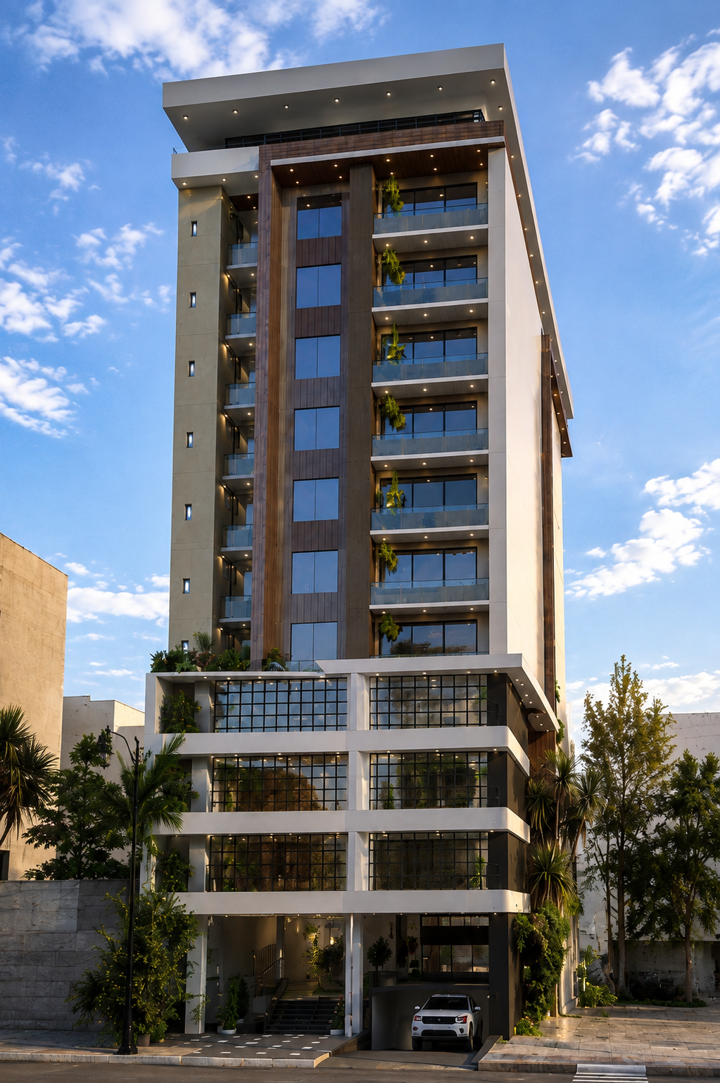 Sheger Tower front view